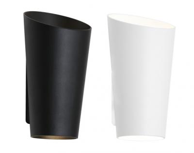NIMES 2 X 5W 3CCT WALL LIGHT IP54. BLACK OR WHITE